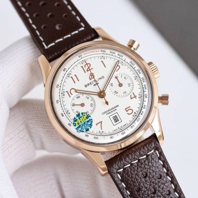 BLS Factory Breitling Premier B01 Chronograph 316L Steel 42mm Asia 7750 Movement Watch